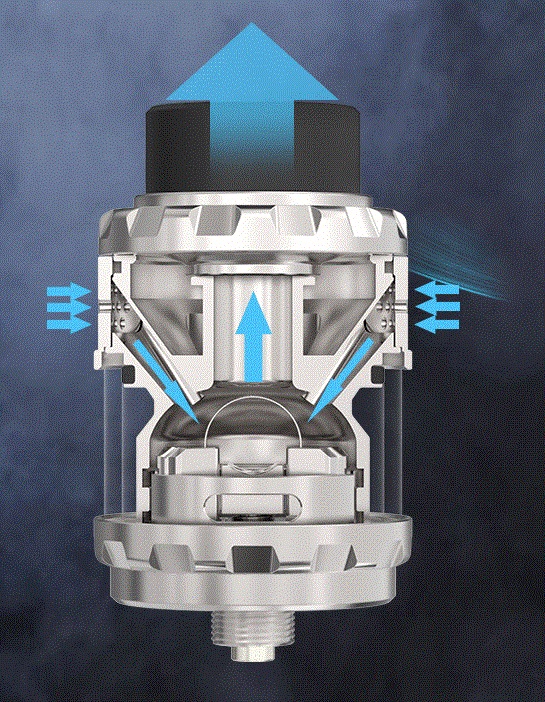 Vandy Vape Kylin M 4.5ml RTA Frosted Grey - Image 4