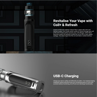 Innokin Kroma 217 + Z Force 5.5ML Kit Glass Fiber - Image 4